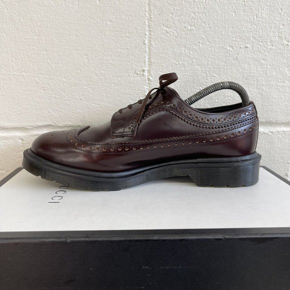 90s Vintage MADE IN ENGLAND Dr. Martens 16500 Brogues Wingtip Oxford US 9 Womens - Picture 5 of 13
